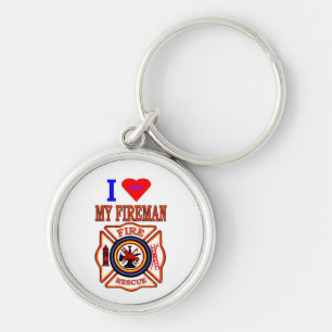 ICH LUY MEIN FIREMAN SCHLÜSSELANHÄNGER