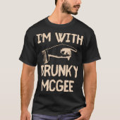 Ich_m mit Drunky Mcgee Funny Paares St Patricks Da T-Shirt (Vorderseite)