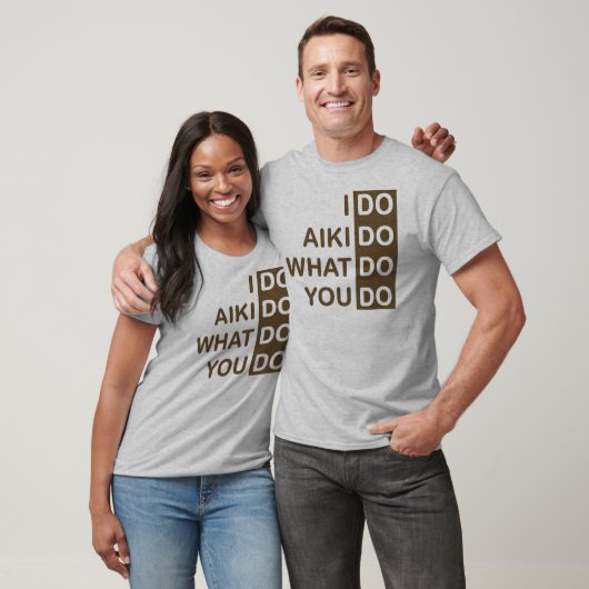 Ich mache Aikido... Raglan T-Shirt (Unisex)