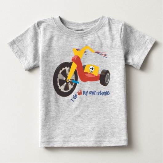 Ich mache all meine eigenen Stunts Baby T-shirt (Vorderseite)