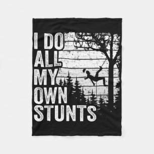 Ich mache alle meine eigenen Stunts Arborist Herre Fleecedecke