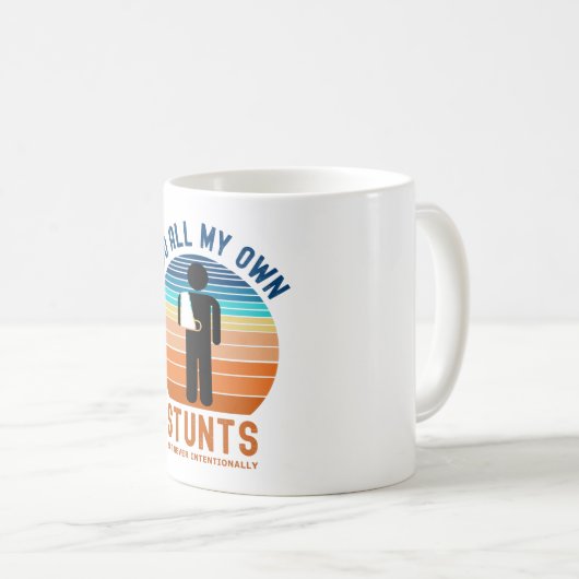 Ich mache alle meine eigenen Stunts Kaffeetasse (VorderseiteRechts)