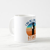 Ich mache alle meine eigenen Stunts Kaffeetasse (Vorderseite Links)