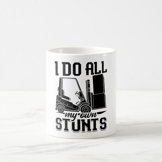 Ich mache alle meinen eigenen Stunts-Stapler-Treib Kaffeetasse (Mittel)