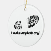 Ich mache Asphalt Schuh Laufbahn Ornament (Links)