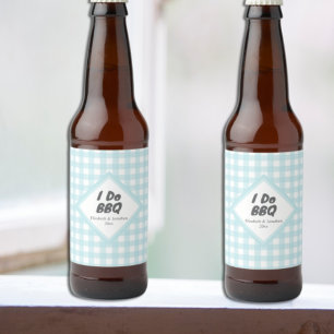 Ich mache BBQ Bierflaschenetikett