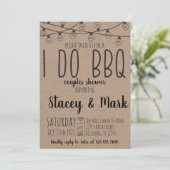Ich mache BBQ Einladung (Stehend Vorderseite)