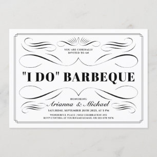 Ich mache BBQ-Einladungen - Benutzerdefinierte Far Einladung