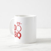 Ich mache Bbq Hochzeit Party Probe Abendessen Brau Kaffeetasse (Vorderseite Links)
