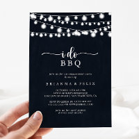 Ich mache BBQ Rustikale Lichterketten Verlobungsfe