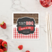 Ich mache BBQ Serviette - Rot (Beispiel)