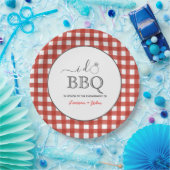 Ich mache BBQ Verlobungsparty Pappteller (Party)
