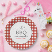 Ich mache BBQ Verlobungsparty Pappteller (Party)