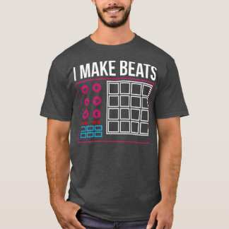 Ich mache Beats Dj Music Beat Pad Audio Producer G T-Shirt