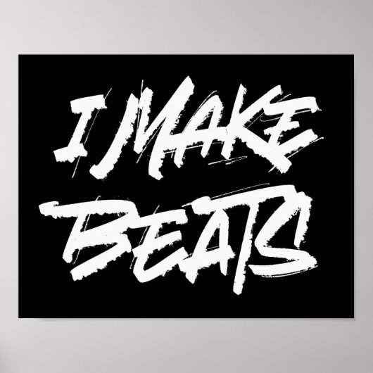Ich mache Beats Poster (Vorne)