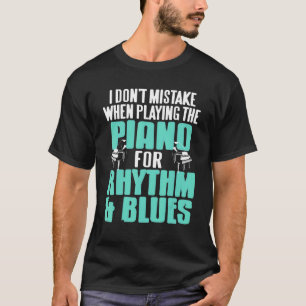 Ich mache beim Klavierspielen für RnB-Vorher keine T-Shirt