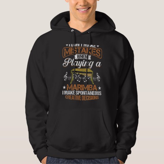 Ich mache beim Marimba keine Fehler Hoodie (Vorderseite)