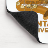 Ich mache beim Saxophonspielen keine Fehler Mousepad (Ecke)