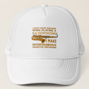 Ich mache beim Saxophonspielen keine Fehler Truckerkappe