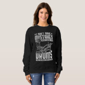 Ich mache beim Trommelspielen Fehler Sweatshirt (Vorne ganz)
