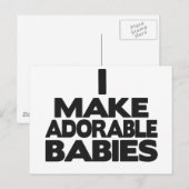 Ich mache bezaubernde Babys Postkarte (Vorne/Hinten)