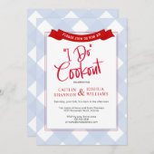 Ich mache Cookout Polterabend Probe Dinner Einladung (Vorne/Hinten)