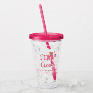 Ich mache Crew Bachelorette Acryltrinkbecher