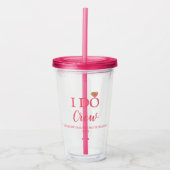 Ich mache Crew Bachelorette Acryltrinkbecher (Vorderseite)