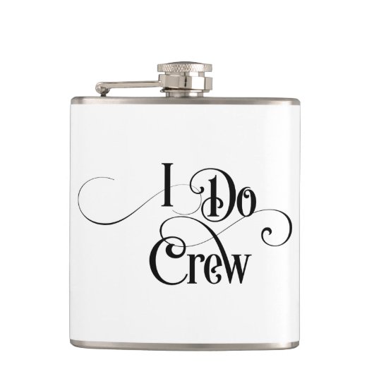 Ich mache Crew Flachmann (Vorderseite)