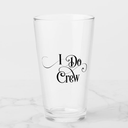 Ich mache Crew Glas (Vorderseite)