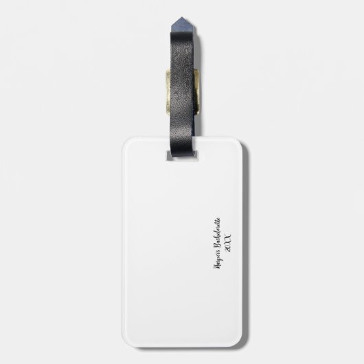 Ich mache Crew Junggeselinnen-Abschied Gepäckanhänger (Rückseite vertikal)