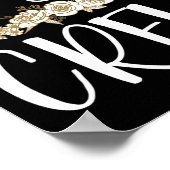Ich mache Crew Ring Wedding Bride Groom Marry Brid Poster (Ecke)