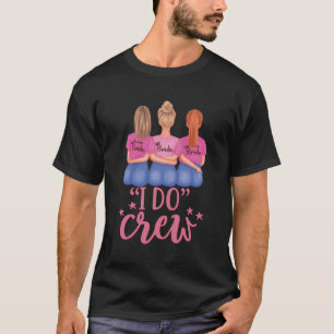Ich mache Crew-Shirts Schwarz und Weiß Braut Jungg T-Shirt