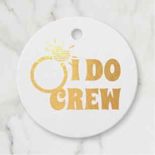 Ich mache Crew Sie macht Crew Bachelorette Bride Geschenkanhänger