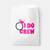 Ich mache Crew | Sie macht Crew Bachelorette Bride Geschenktütchen (Vorderseite)
