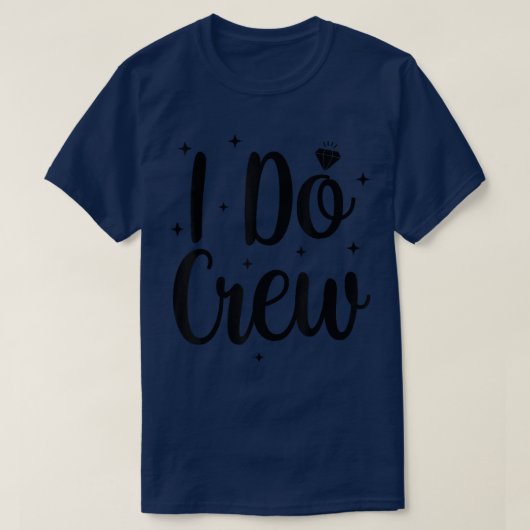 Ich mache Crew Wedding Bride Junggeselinnen-Abschi T-Shirt (Design vorne)