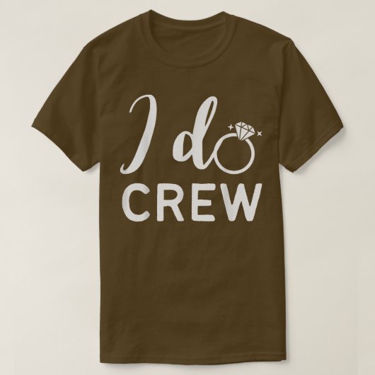 Ich mache Crew Wedding Bride Junggeselinnen-Abschi T-Shirt (Design vorne)