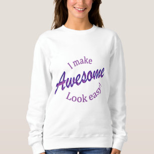 Ich mache das Aussehen leicht Sweatshirt