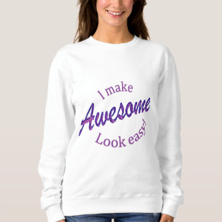 Ich mache das Aussehen leicht Sweatshirt
