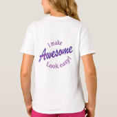 Ich mache das Aussehen leicht T-Shirt (Rückseite)