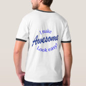 Ich mache das Aussehen leicht T-Shirt (Rückseite)