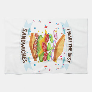 Ich mache das beste Sandwichkleid für Liebhaber vo Geschirrtuch