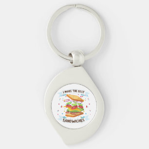 Ich mache das beste Sandwichkleid für Liebhaber vo Schlüsselanhänger