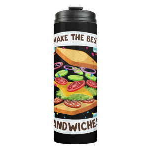 Ich mache das beste Sandwichkleid für Liebhaber vo Thermosbecher