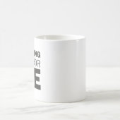 Ich mache das für mich - Motivierend positives Zit Kaffeetasse (Mittel)