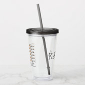 Ich mache das ganze Ballett Stechend Jazz Lyrical Acryltrinkbecher (Links)