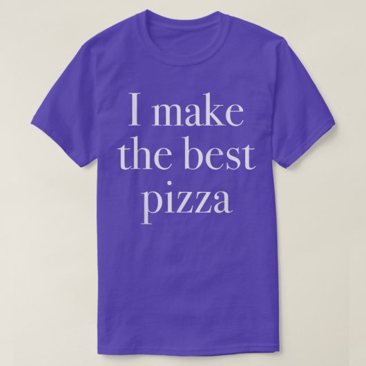 Ich mache den besten Pizza Shop Besitzer Pizza Koc T-Shirt (Design vorne)