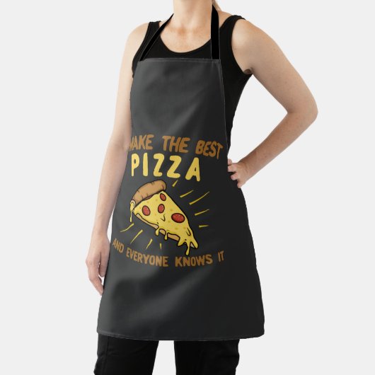 Ich mache die beste Pizza und jeder weiß es Schürze (InSitu)