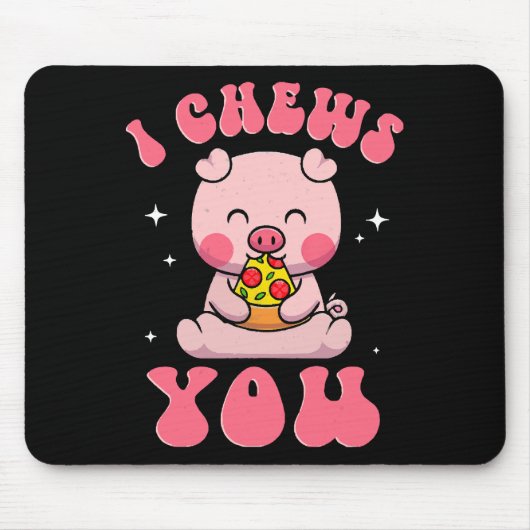 Ich mache dir Pizza Mousepad (Vorne)