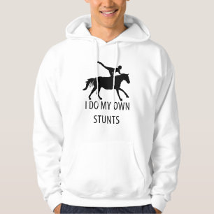 Ich mache eigene Stunts Vaulting Horseriding Hoodie